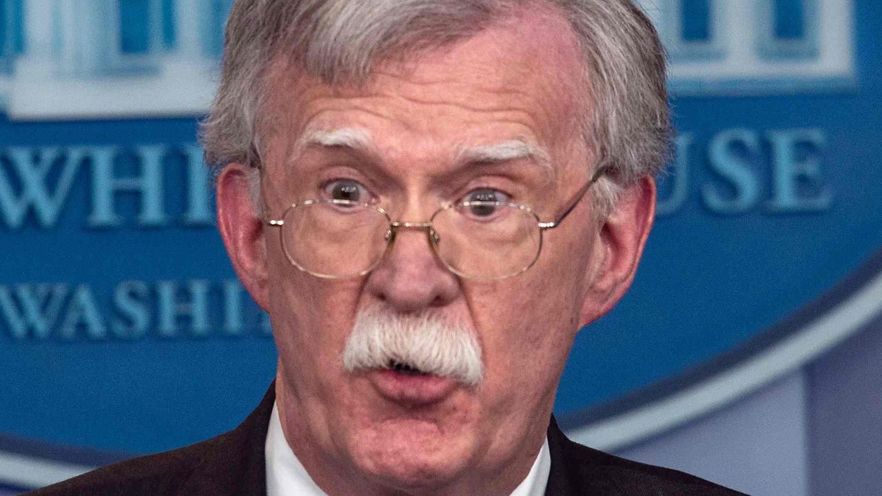 John Bolton knocked journos for six with his excuse. Picture: Nicholas Kamm / AFP
