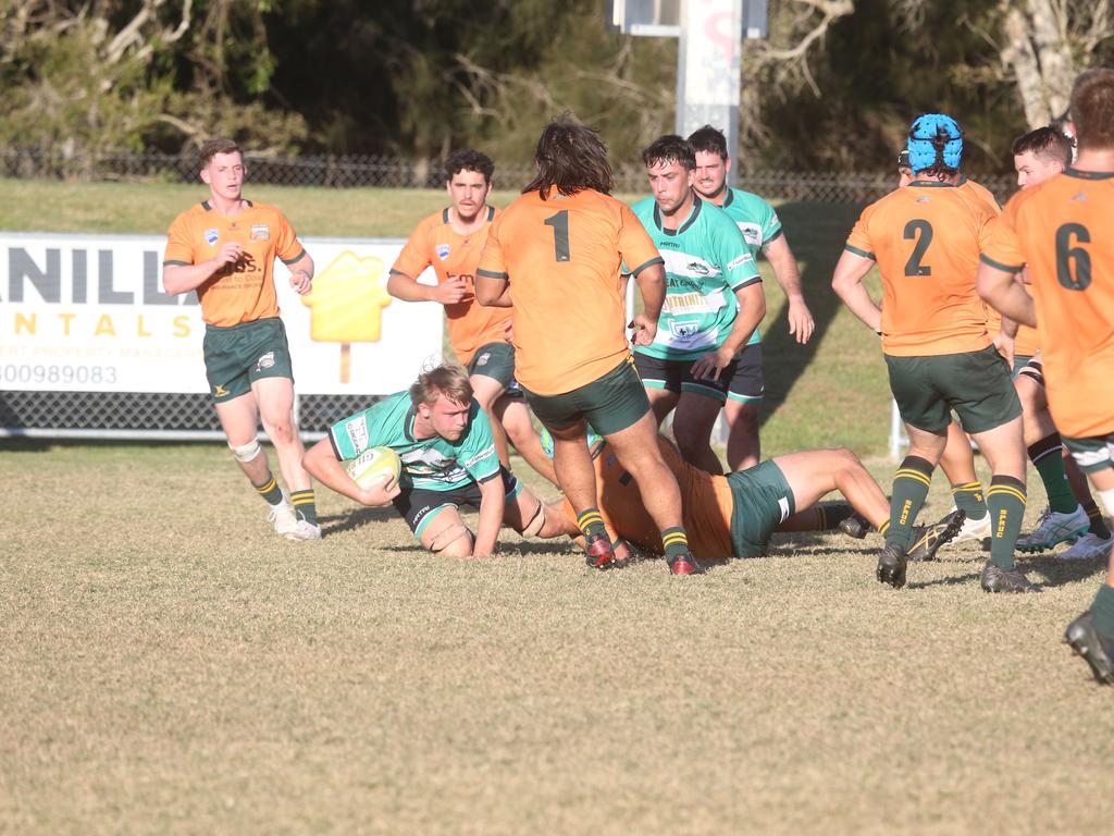 GCDRU round 11 first grade - Surfers Paradise Dolphins vs. PBC Alleygators. 22 June 2024 Surfers Paradise Picture by Richard Gosling