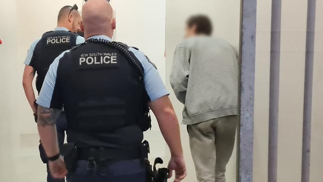 Two men charged for alleged home invasion wielding machetes in Campbelltown. Picture: NSW Police