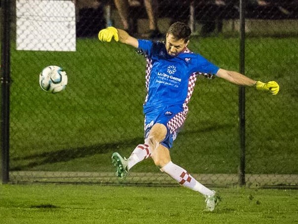 Gold Coast Knights goalkeeper Tim Allen. Picture: East End Digital