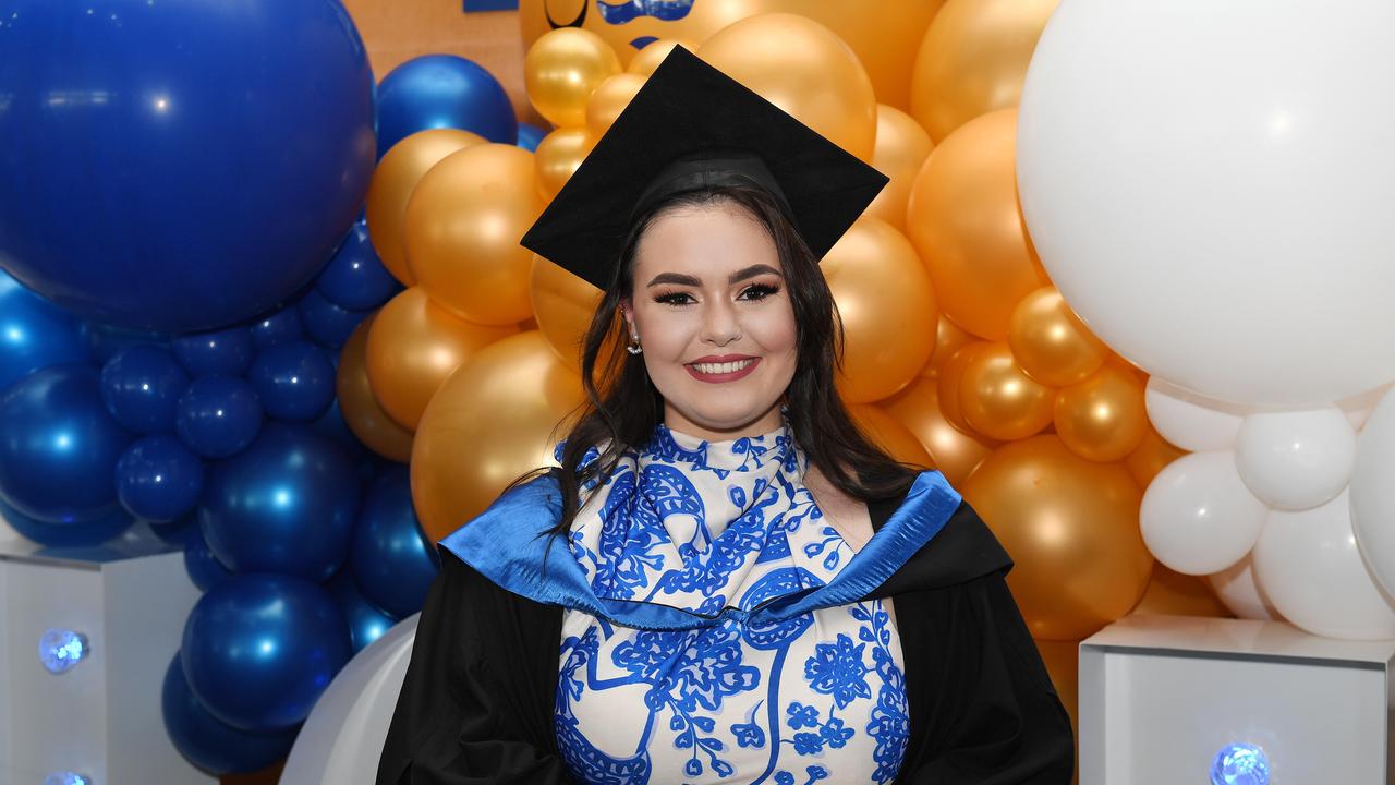 Liana Cervellin at the James Cook University 2023 Graduation. Picture: Shae Beplate.