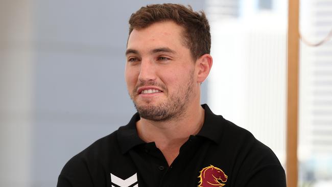 Corey Oates won’t be rushing to join the new diet at the Broncos. Picture: Liam Kidston.