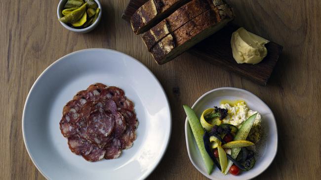 Native meats are on the menu in more places. Oakridge, in the Yarra Valley, serves up emu salami with native pepper berries.