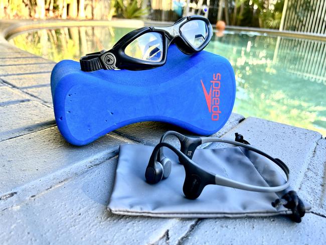 Headphones which work while swimming and don’t block the outside world