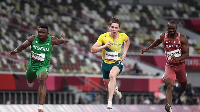 Rohan Browning finished fifth in a blanket semifinal finish.,