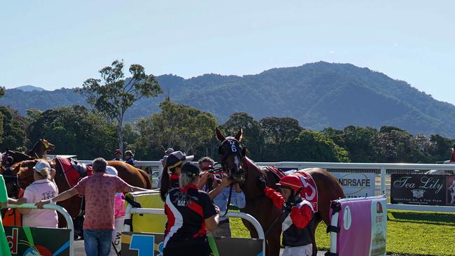 Horse Modernism and Jockey Jason Taylor after the win