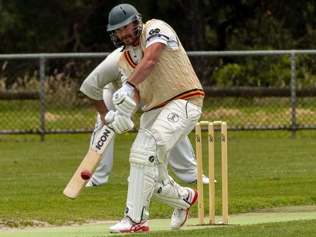 Old Peninsula's Dylan O'Malley on his way to 116no. Picture: Pearcey Presents