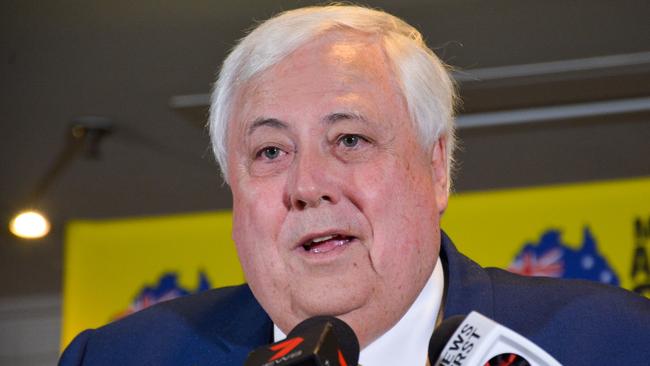 Clive Palmer’s tactics clearly spoke to many Australians. Picture: AAP/Rebecca Le May