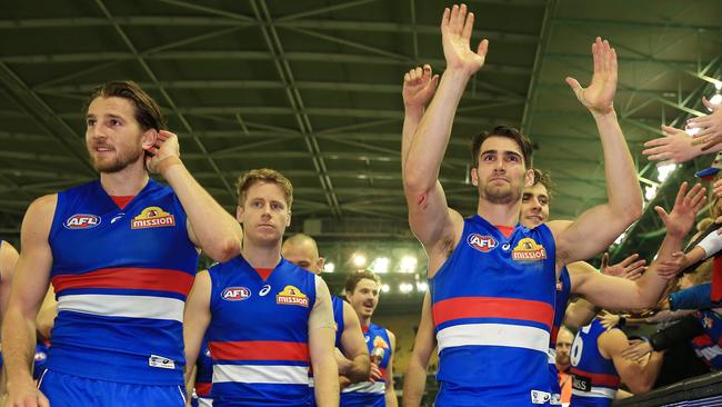 Marcus Bontempelli is the likely successor to Easton Wood as Western Bulldogs captain. Picture: Mark Stewart.