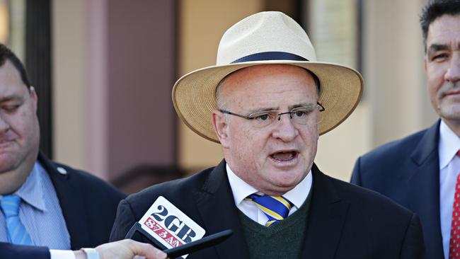 Andrew Wilson won’t have a bar of a Maccas drive-through at North Parramatta. Photographer: Adam Yip