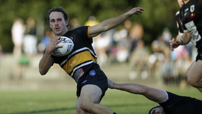 Matraville's Joshua Natoli with the ball. Picture: John Appleyard