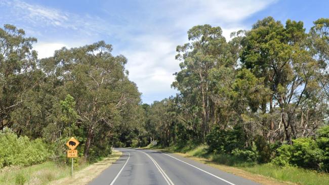 A 38-year-old Toora woman has been flown to hospital after her car crashed into a tree on the South Gippsland Hwy in Agnes just before 1am on Wednesday. Picture: Google Maps