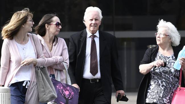 Michael William Wall arrives at the District Court ahead of sentencing. Picture: NCA NewsWire / Naomi Jellicoe