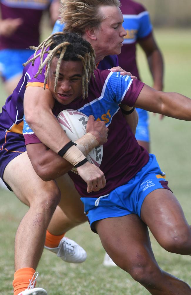 Keebra Park’s South coast Maroon's Xavier Tauaifaiga. Picture: Evan Morgan