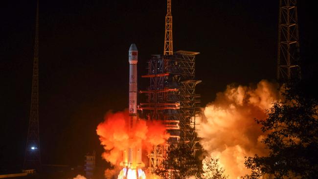 A Long March 3B rocket lifting off from the Xichang launch centre in China in 2018. Picture: AFP