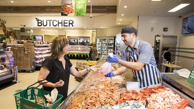 Fresh prawns sold at Woolworths are unaffected. Picture: Supplied.