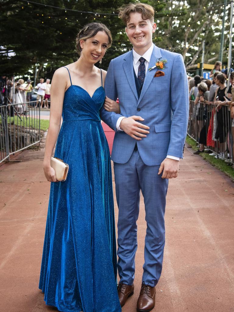 William Butler and partner Chloe Roche at St Mary's College formal at Picnic Point, Friday, March 24, 2023. Picture: Kevin Farmer