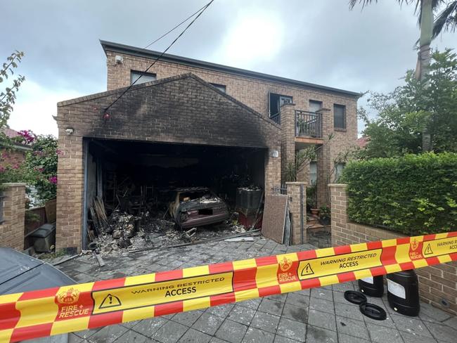 An e-bike battery fire gutted this home in Eastgardens, Sydney on March 19.