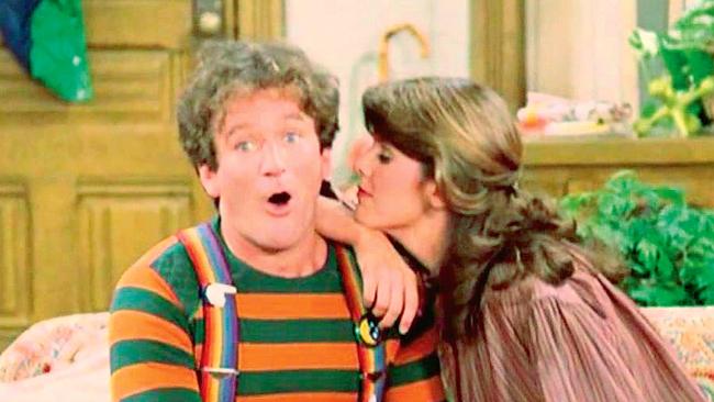 US television sitcom series Mork &amp; Mindy starring the late Robin Williams and Pam Dawber.