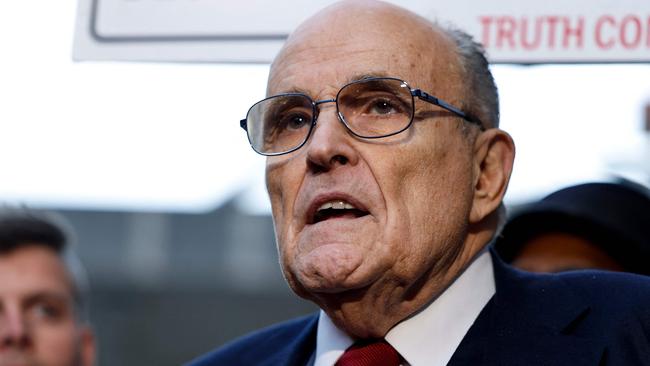 The defamation case is just one of a number of legal challenges facing Rudy Giuliani. Picture: Getty Images/AFP