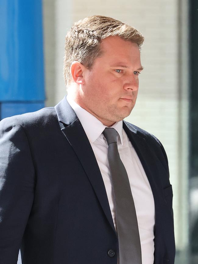 Ben Fenner arriving at the Downing Centre District Court. Picture: NCA NewsWire/Dylan Coker