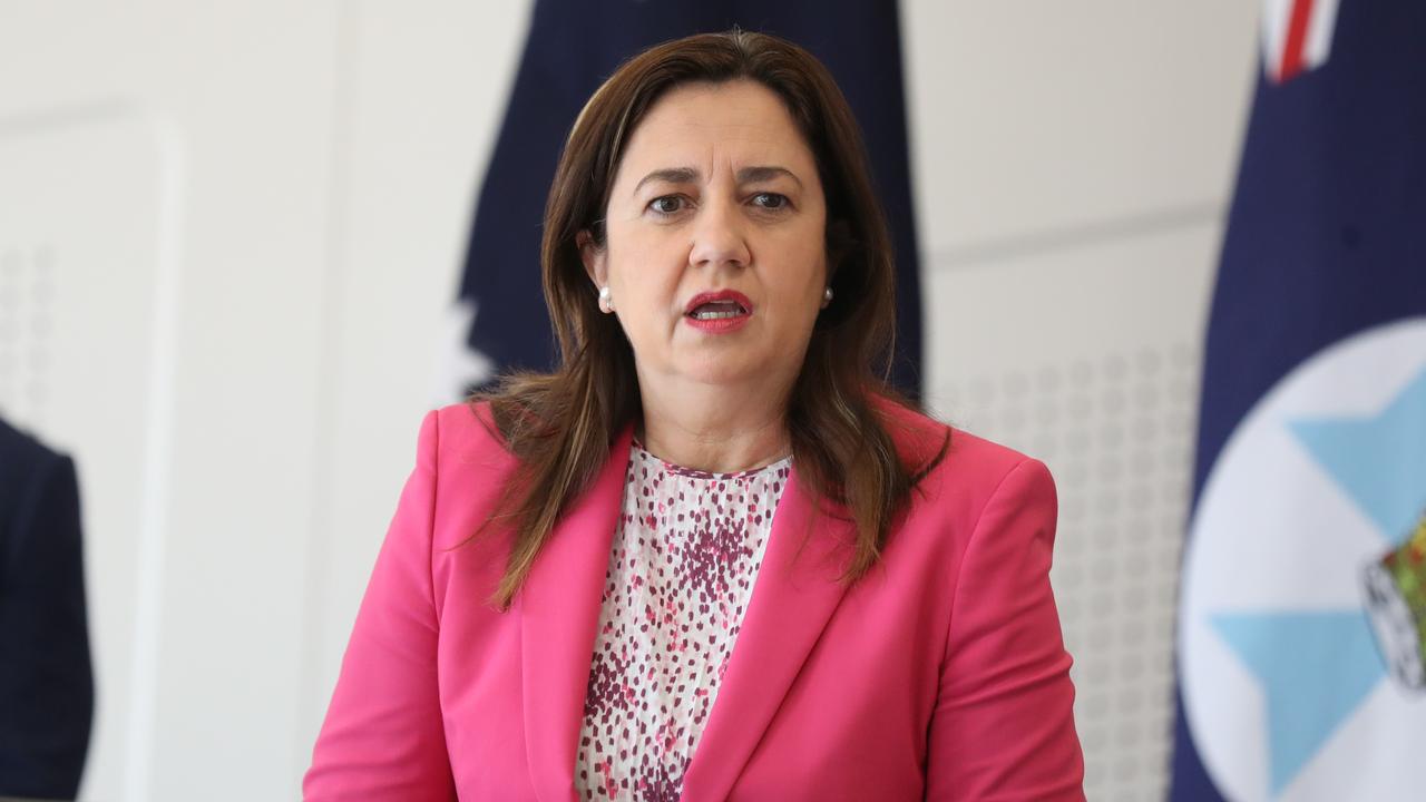 Deputy Labor leader Richard Marles would not repeat comments distancing himself from Premier Annastacia Palaszczuk’s (pictured) comments. Picture: Annette Dew