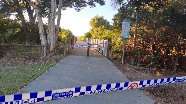 A crime scene has been established. Picture: Toni Moon.