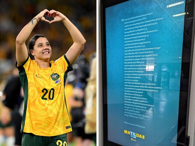 Australia is in awe of what the Matildas have achieved. Picture: Supplied