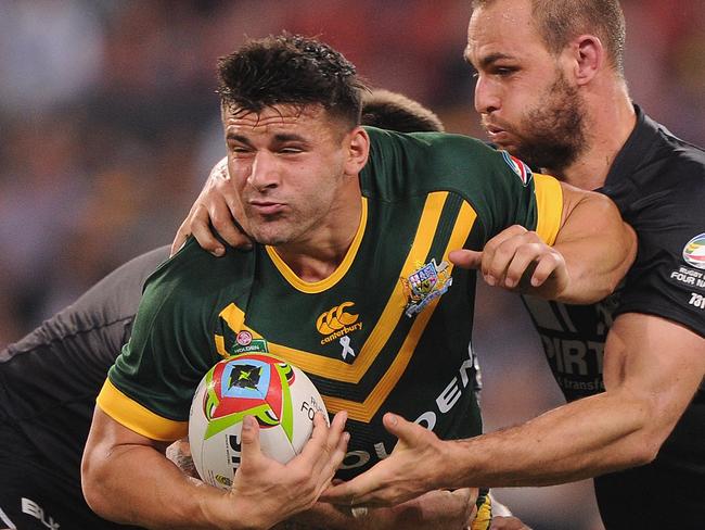 Josh Mansour during the Four Nations in 2014.