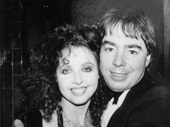 Brightman and former husband Andrew Lloyd Webber in 1996