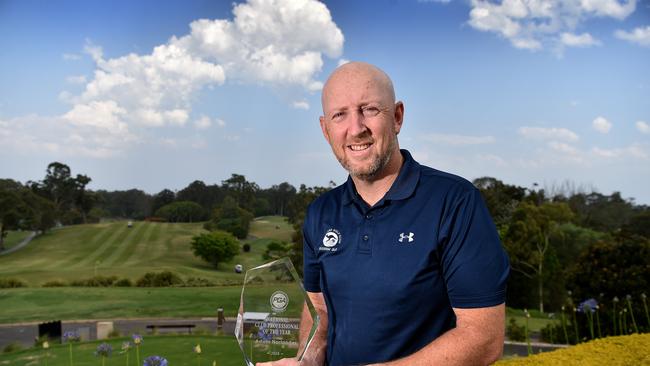 Adam Norlander from the Headland Golf Club was awarded the Australian PGA Club Pro of the year in 2018.