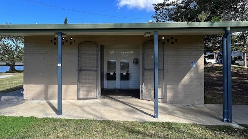 The toilet block at Terrace Park, Brunswick Heads.