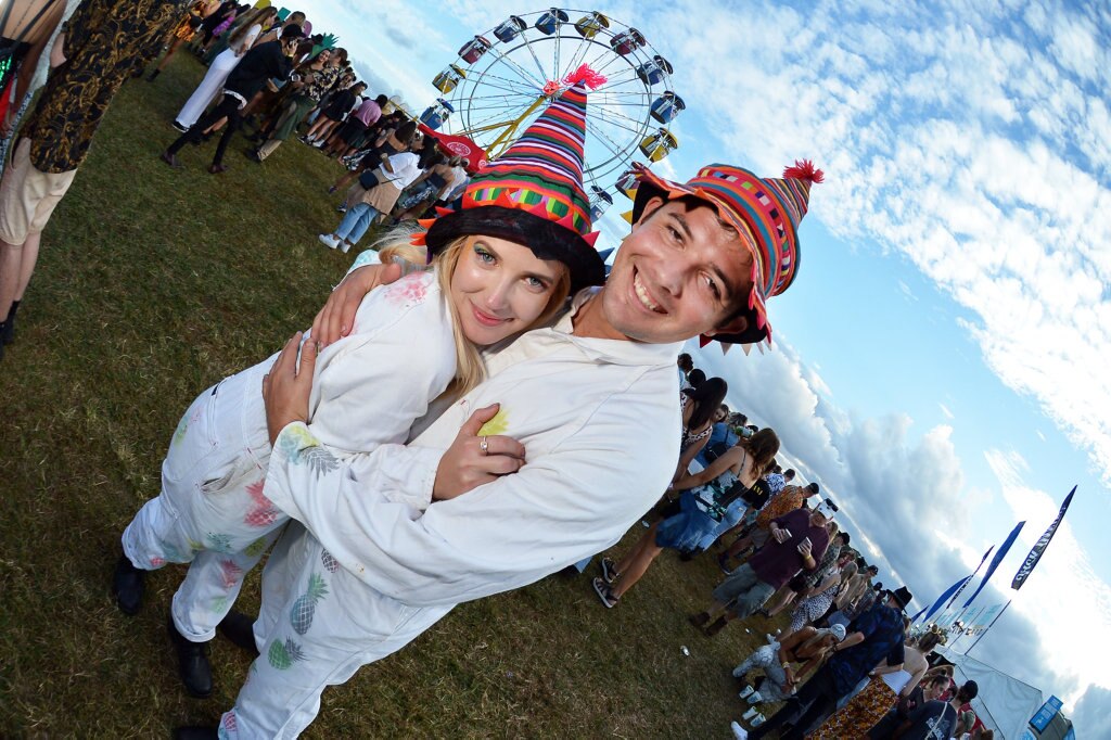 Big Pineapple Music Festival. Alanna Gilmour and Jeremy Pocock.