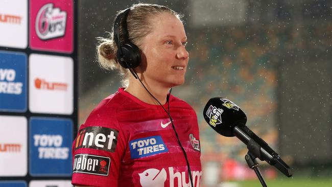 Australian and WBBL star Alyssa Healy wants to see a women’s IPL. Picture: Sarah Reed/Getty Images