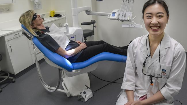 University of Adelaide final year student Elaine Yu. Picture: Roy VanDerVegt