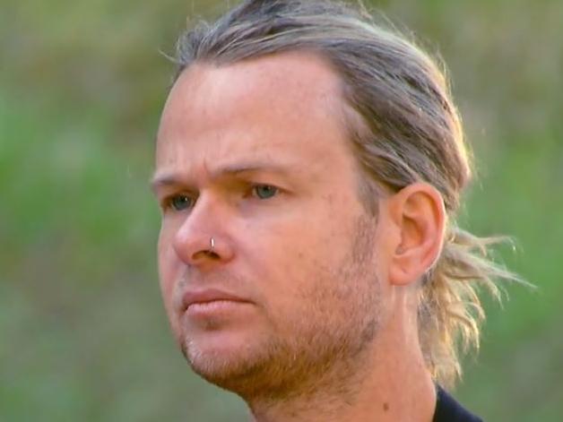 Pete gets incredibly emotional over the ritual. Picture: Channel 10