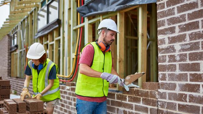 Bricklayers were among a group of tradies who would find it harder to buy a home.