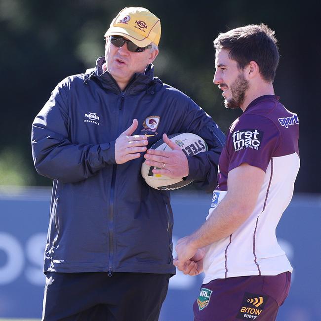 Anthony Griffin and Ben Hunt’s connection goes back to their days together in Brisbane. Picture: Jono Searle