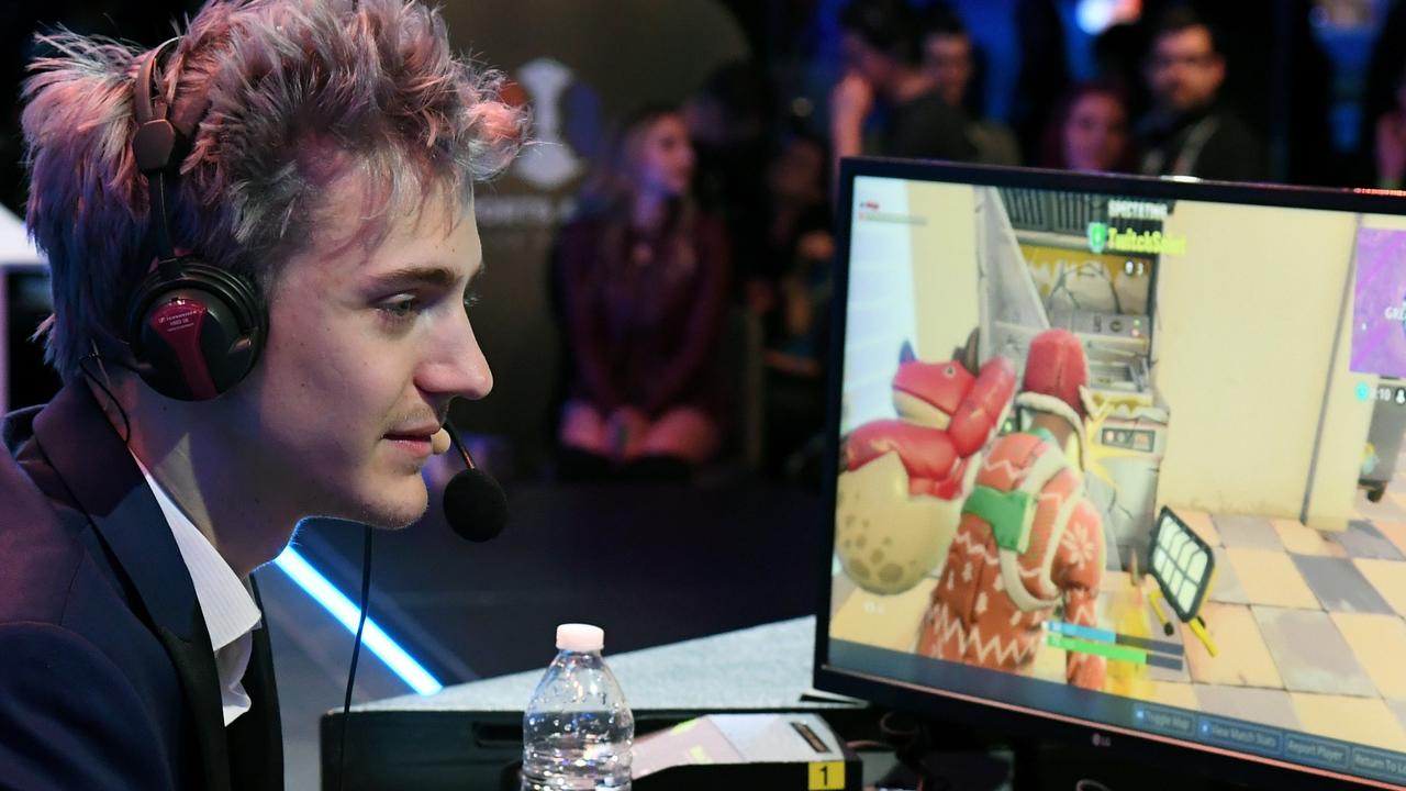 Millions follow Ninja who plays computer game Fortnite. Picture: Ethan Miller/Getty Images/AFP.