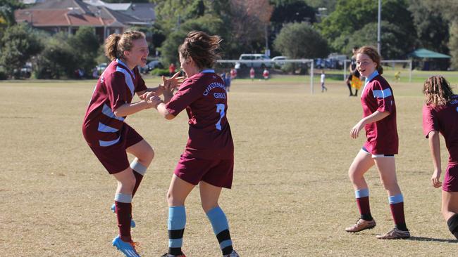 Cheltenham Girls High School WSW Cup side.