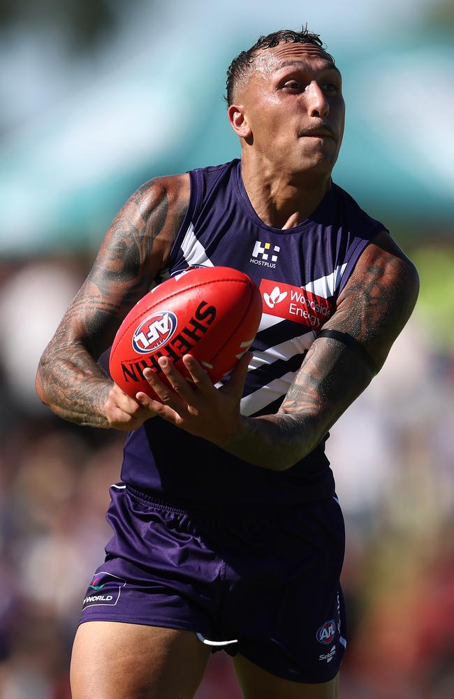 Shai Bolton was a livewire for the Dockers. Picture: Paul Kane/Getty Images.