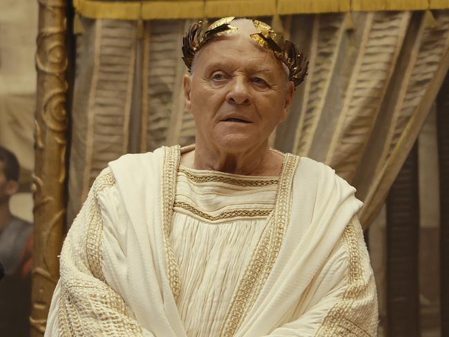 Anthony Hopkins as Emperor Vespasian in Those About To Die.