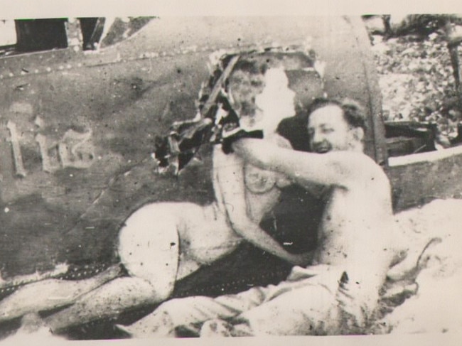 “Michael Ryan being cheeky as usual in New Guinea while in the Air Force.” Picture: Supplied by Rosalyn Tuzzolino