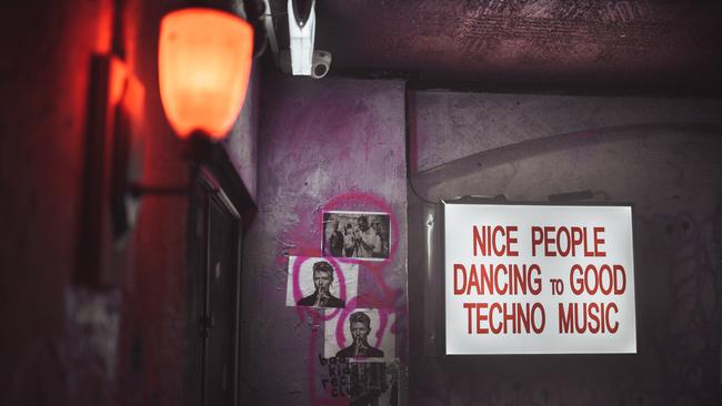 The simple rules at Club 77. Picture: Supplied.