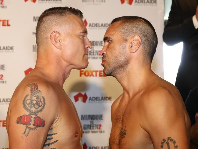 Danny Green and Anthony Mundine’s long running feud lit up Australian boxing though the 2000s