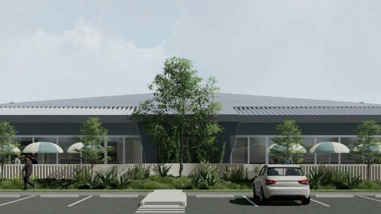 An artist's impression of the proposed Beenleigh Central Tavern on Logan River Rd.