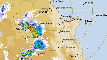 Storm action is picking up across the Far North on October 1. Source: BOM