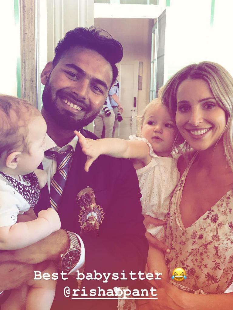 Bonnie joined in on the joke with Rishabh Pant. Photo: Instagram