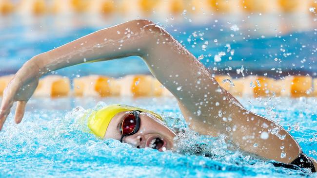 Inez Miller of Australia won the swim teams first gold.