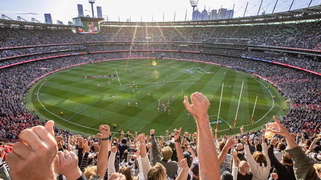 AFL Download 2023 footy fixture poster The Courier Mail